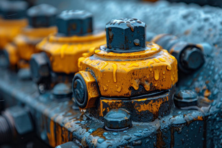 Pipe fittings and flanges for connection to the pipeline, Spanner connections on the pipe.の素材