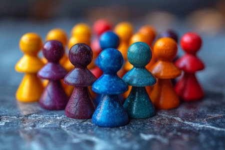 the social network community team. The concept of connections between people.の素材