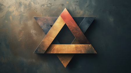 The logo is designed as a simple geometric symbol. Abstract symbol on an isolated background.の素材