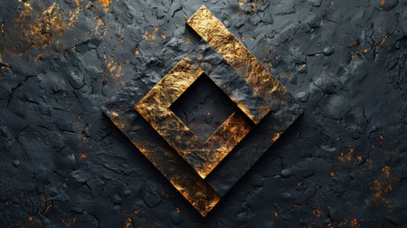 The logo is designed as a simple geometric symbol. Abstract symbol on an isolated background.の素材