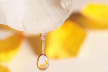 Flying dropの写真素材