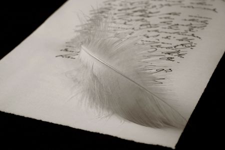 old letter from Goetheの写真素材