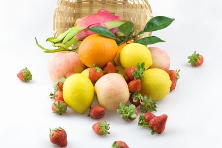 A pile of fruitの写真素材