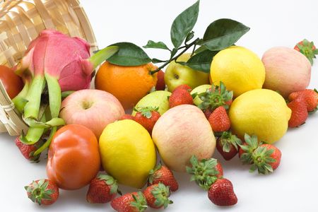 A pile of fruitの写真素材