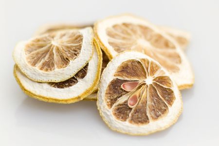 dried lemonの写真素材