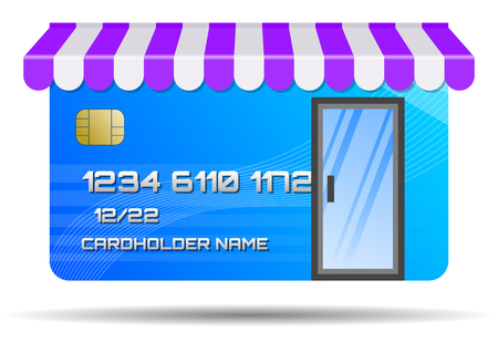 Credit card, concept online shoppingの写真素材