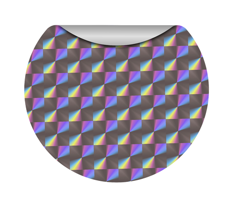 Realistic reflective bent signの写真素材