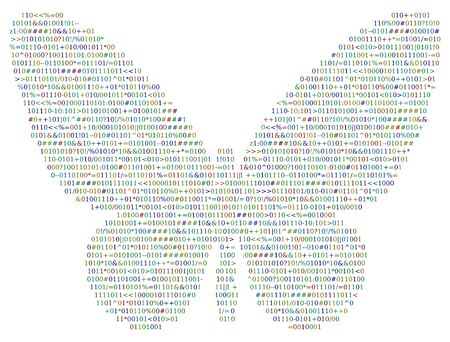 Source code, shape butterfly, vector illustrationのイラスト素材