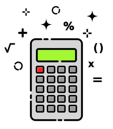 Battery icon, dynamic linear vector illustrationのイラスト素材
