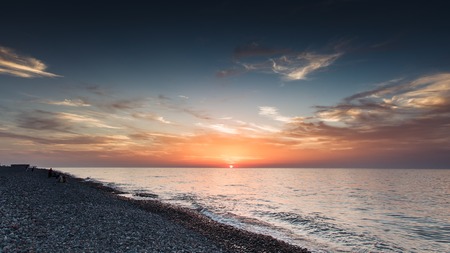 Wonderful nature of the Georgian Tbilisi Batumi Kutaisi Alazan Alazan Valleyの写真素材