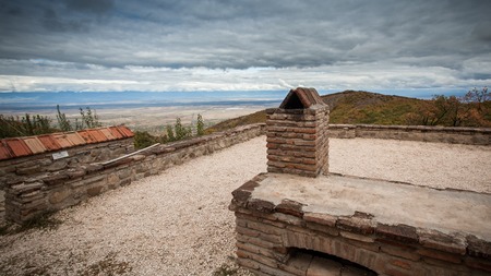 Wonderful nature of the Georgian Tbilisi Batumi Kutaisi Alazan Alazan Valleyの写真素材