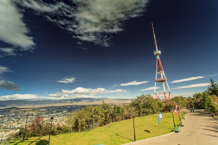 Wonderful nature of the Georgian Tbilisi Batumi Kutaisi Alazan Alazan Valleyの写真素材