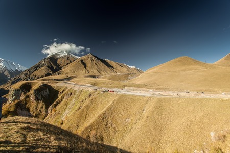 Wonderful nature of the Georgian Tbilisi Batumi Kutaisi Alazan Alazan Valleyの写真素材