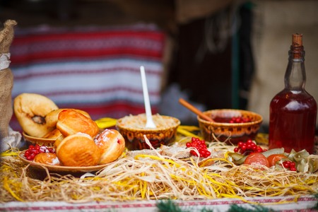 Christmas holidays in Western Ukraine in Lvivの写真素材