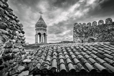Wonderful nature of the Georgian Tbilisi Batumi Kutaisi Alazan Alazan Valleyの写真素材