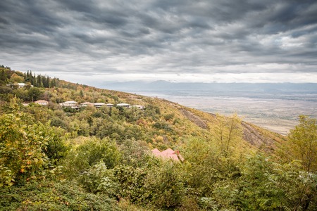 Wonderful nature of the Georgian Tbilisi Batumi Kutaisi Alazan Alazan Valleyの写真素材