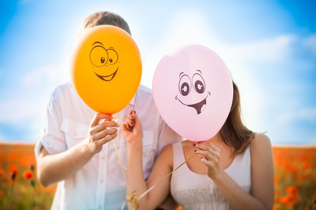 The wedding ceremony beautiful bride and groom stylish summer fun smile joyの写真素材