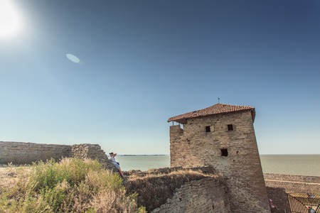 an ancient fortress of the 17-18th centuryの写真素材