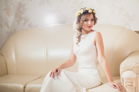 wedding beautiful bride bridal bouquetの写真素材