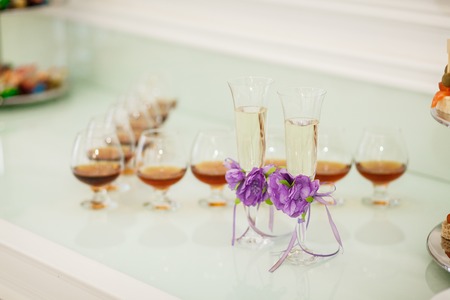 buffet wedding ceremony candy barの写真素材