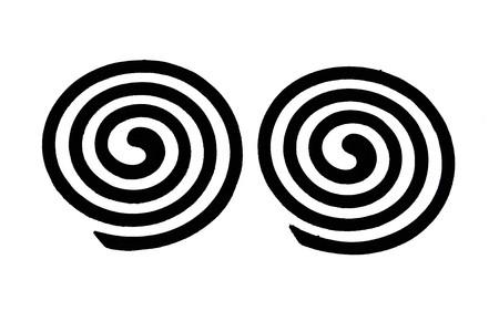 spiral background の写真素材