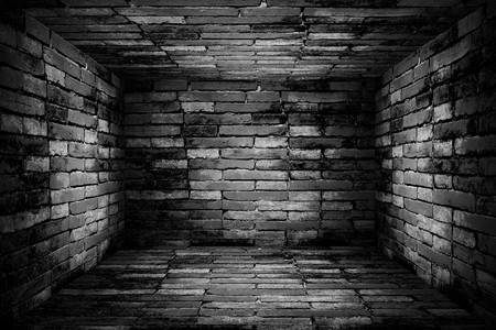 old interior with wall の写真素材