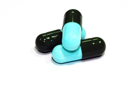 medicine on a white background.の写真素材