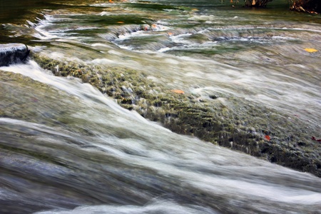 Water fall in spring seasonの写真素材