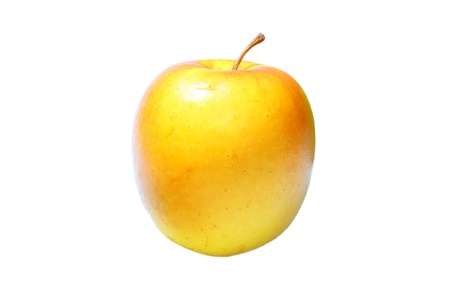 apple isolated on whiteの写真素材