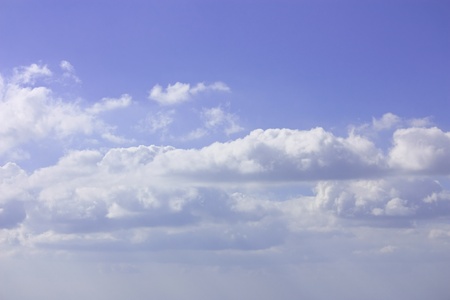 Blue sky and white cloud