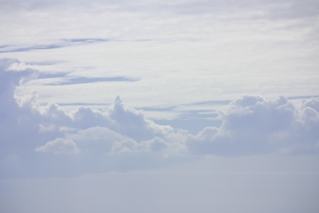 Blue sky and white cloud