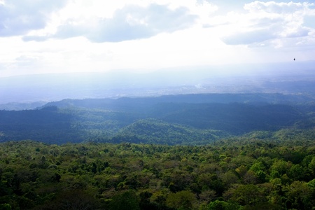 Viewpoint at Laan Hin Pum,Phu Hin Rong Kla National Park, Phitsanulok, Thailand.