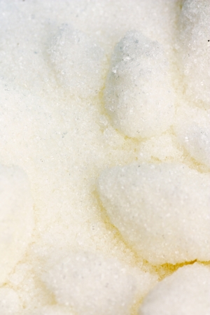 sugar close-up as an abstract background or texture の写真素材