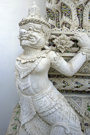 Stucco art of Thailand's temples are common in temple,Thailand.の写真素材