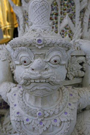 Stucco art of Thailand's temples are common in temple,Thailand.の写真素材