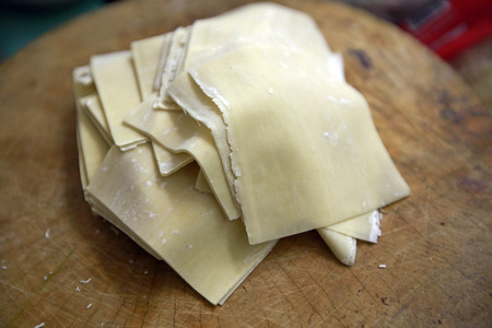 Fried dumplings :chinese food,asian food.の写真素材