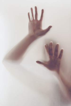 concept of Halloween and horror crime