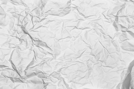 White Texture Background. Crumpled paper.の写真素材