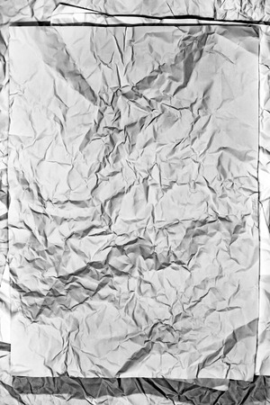 White Texture Background. Crumpled paper.の写真素材