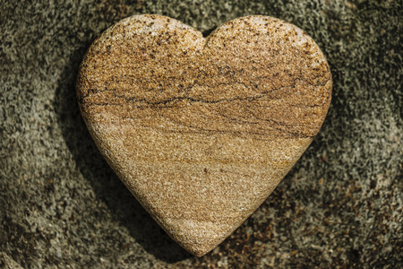 Feelings of stone heart for concept backgroundの写真素材