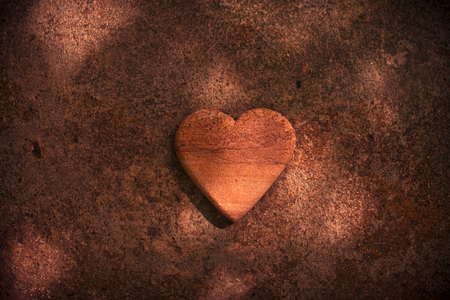 Feelings of stone heart for concept backgroundの写真素材