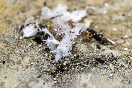 stain dust dirty on the floorの写真素材