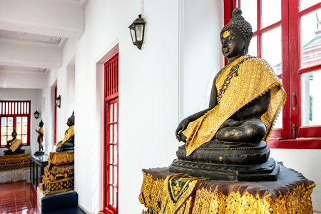 Buddha statue in Wat Pho, Bangkok, Thailand.の写真素材