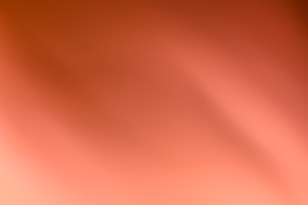 Bright orange background abstract with reflection and space for your text or image