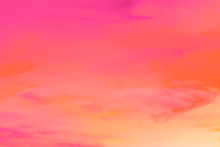 Sunset sky background - vintage effect picture style. Color of the year 2019.