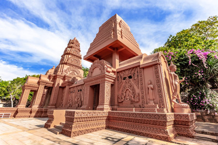 Wat Phra That Hariphunchai temple in Lamphun province, Thailand.