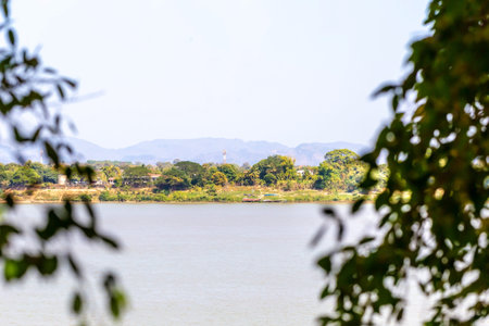 Landscape view of Kwan Phayao lake, Thailand.