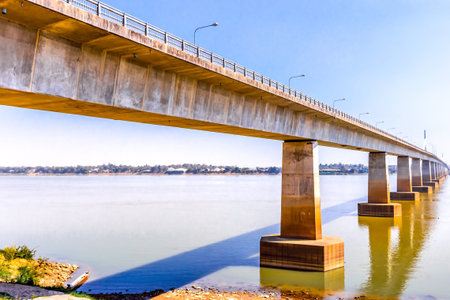 Bridge over the Dnipro river in Kiev, Ukraine.