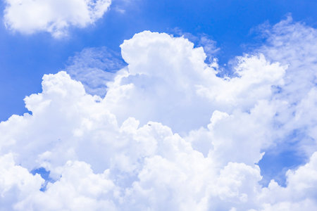 Blue sky background with white clouds. Nature cloud blue sky background.