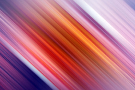 Bright colored blurred brushstrokes as multicolored flashes for an abstract background. Toned.